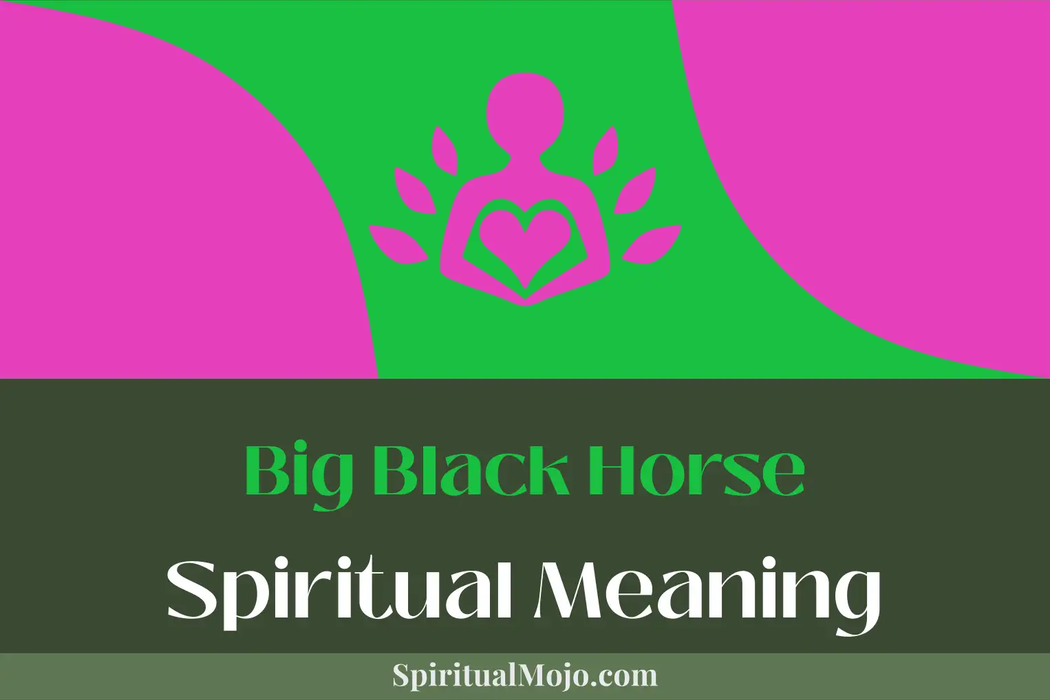 big black horse spiritual meaning