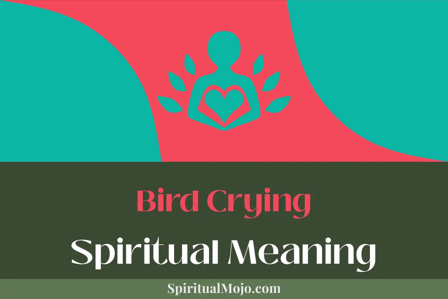 bird crying spiritual meaning