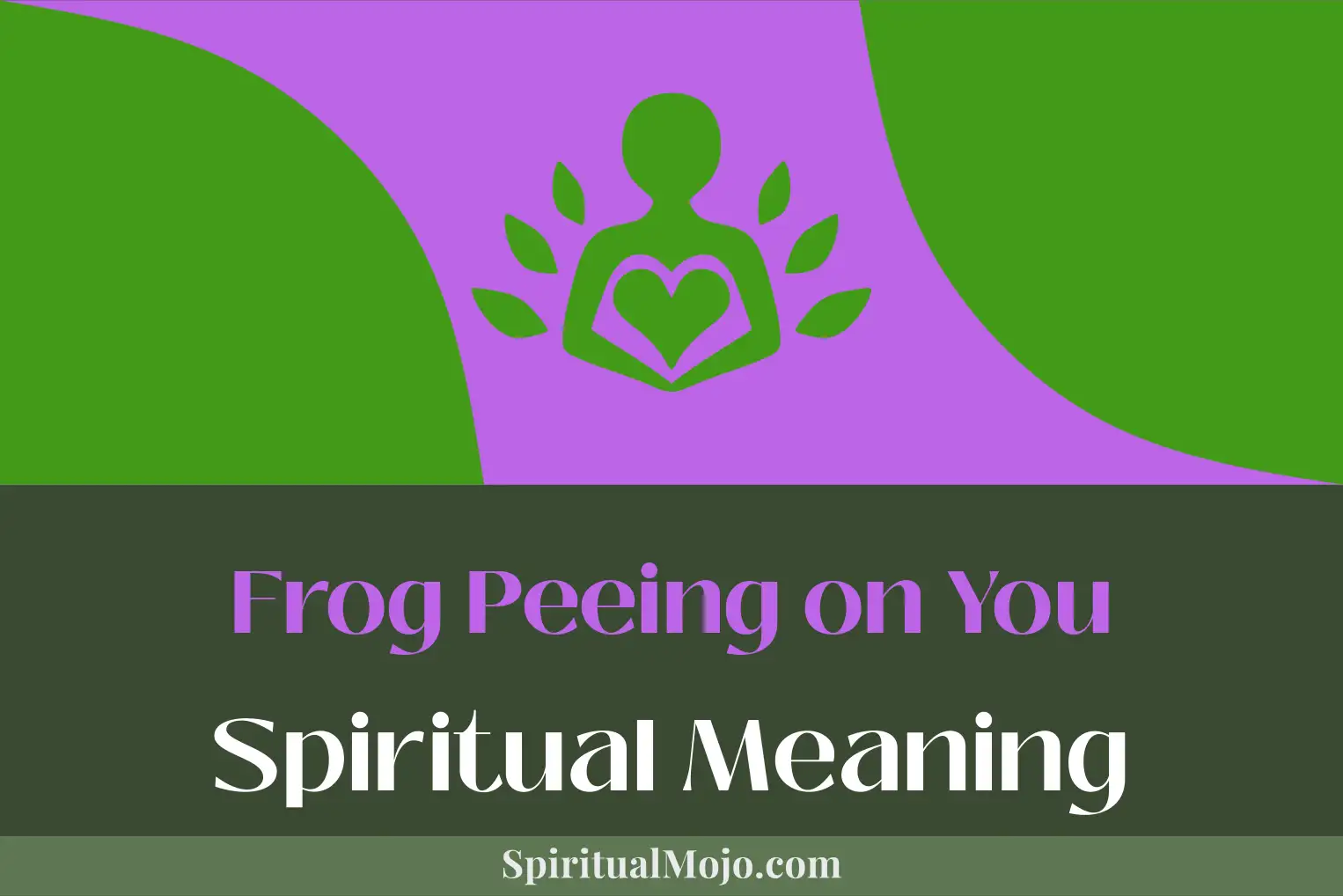 frog peeing on you spiritual meaning