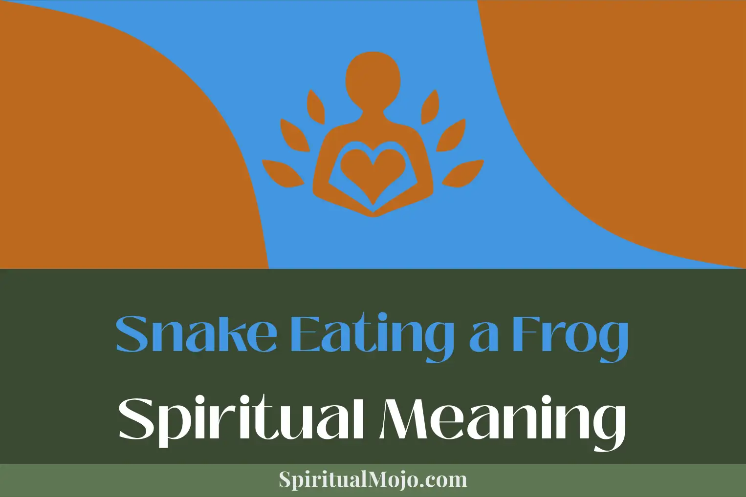 snake eating a frog spiritual meaning