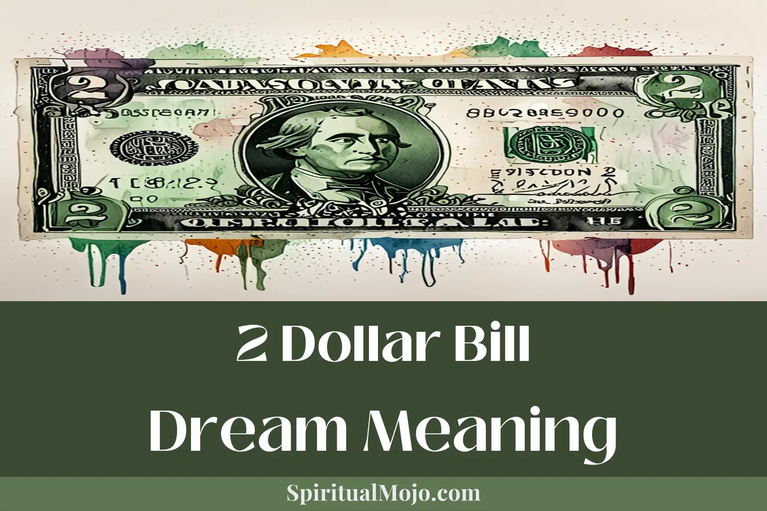 2 dollar bill dream meaning