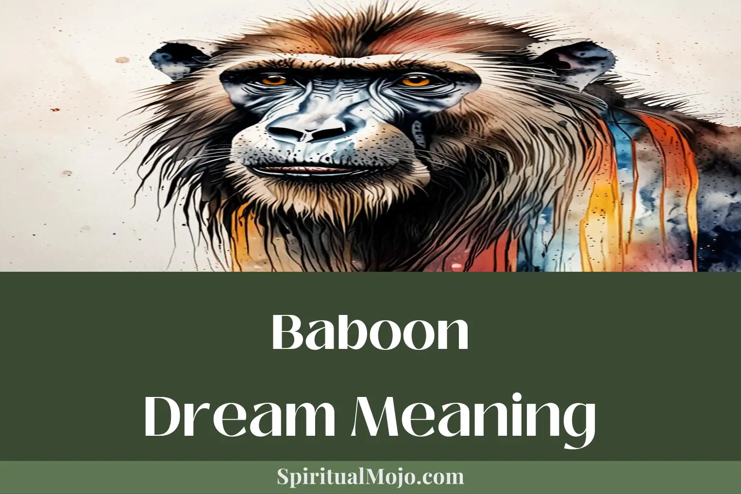 baboon dream meaning