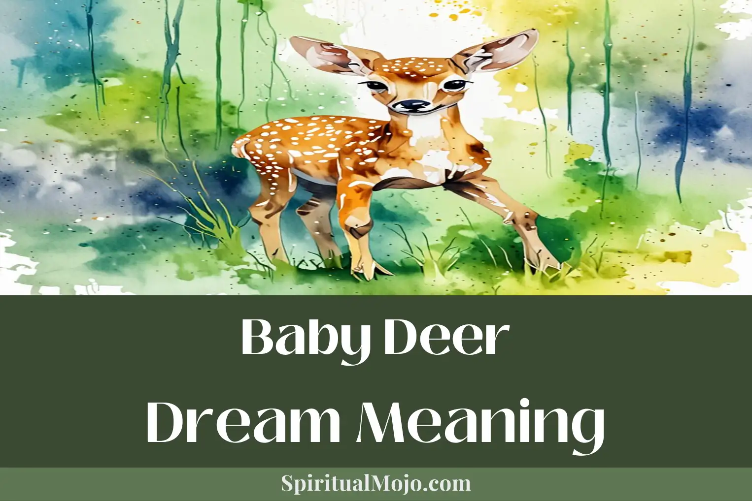 baby deer dream meaning