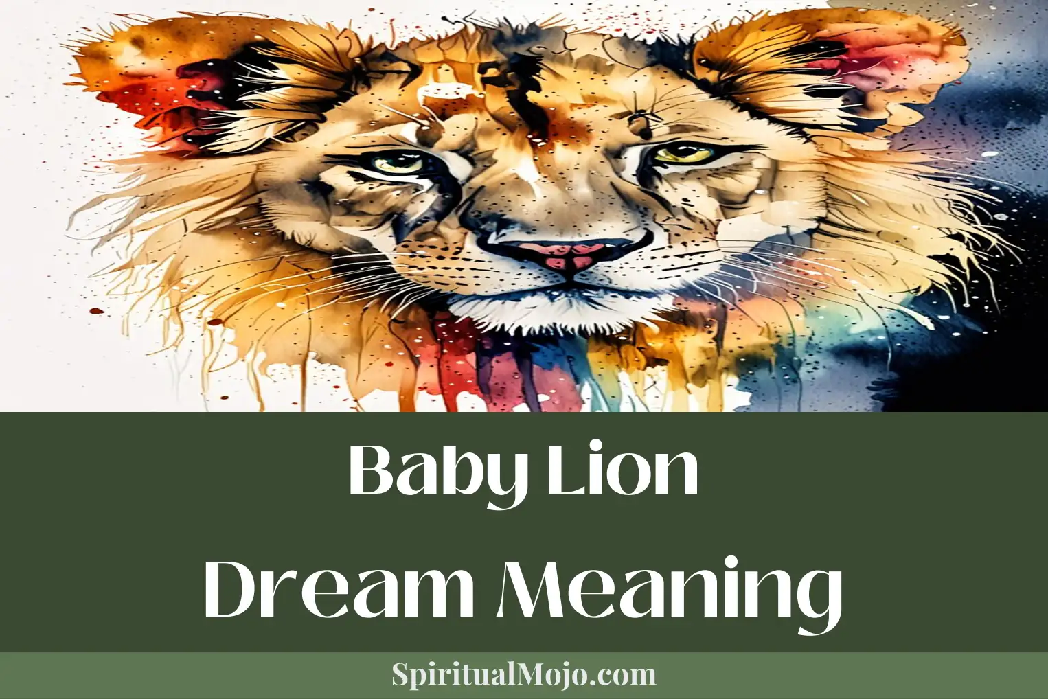 baby lion dream meaning