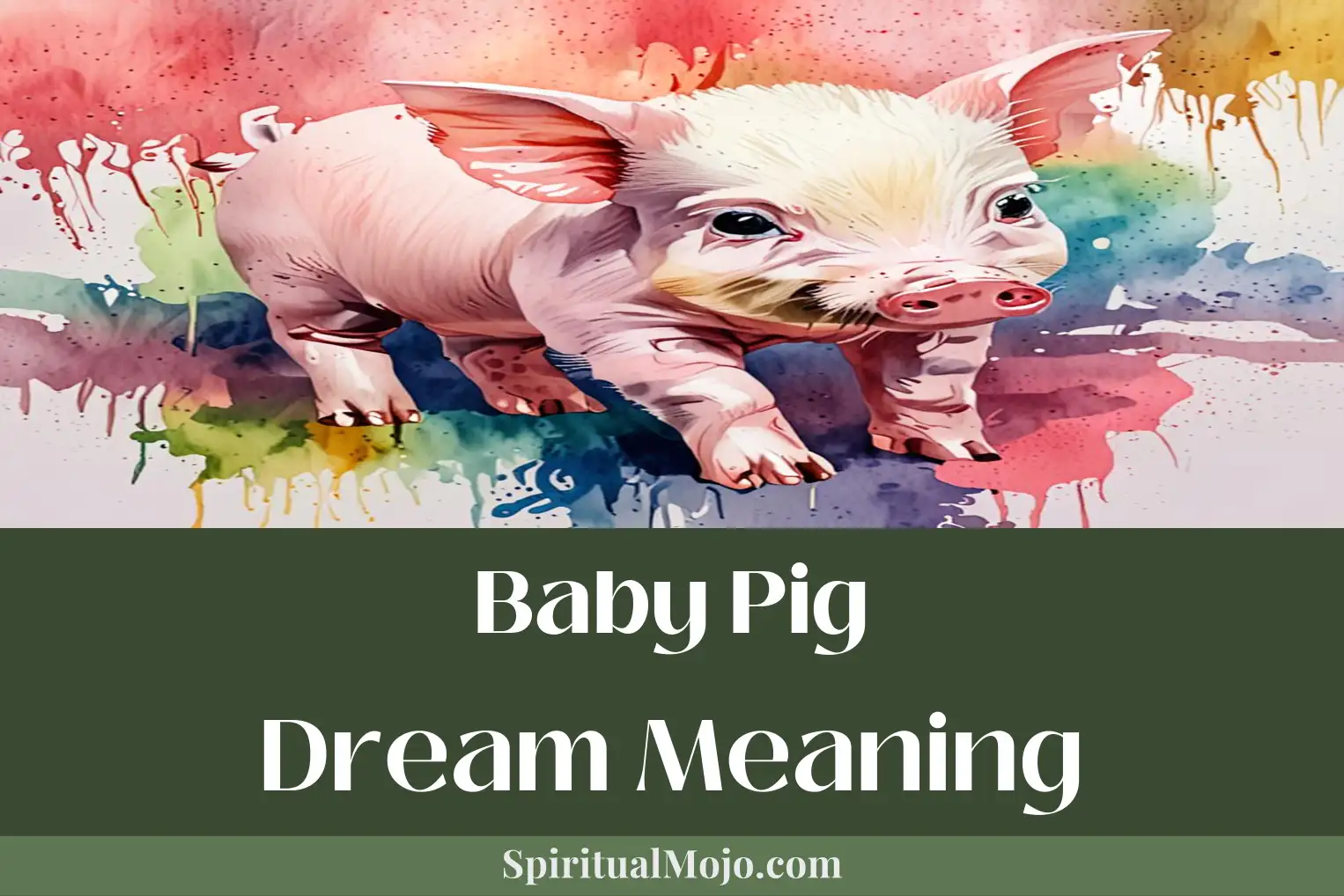 baby pig dream meaning