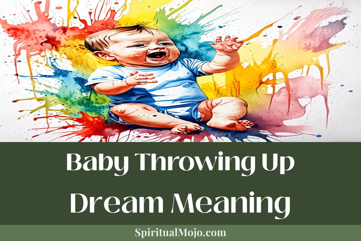 baby throwing up dream meaning