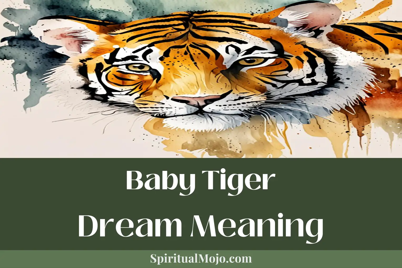 baby tiger dream meaning