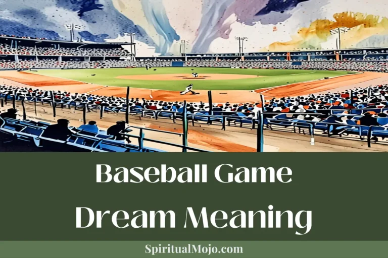 baseball game dream meaning