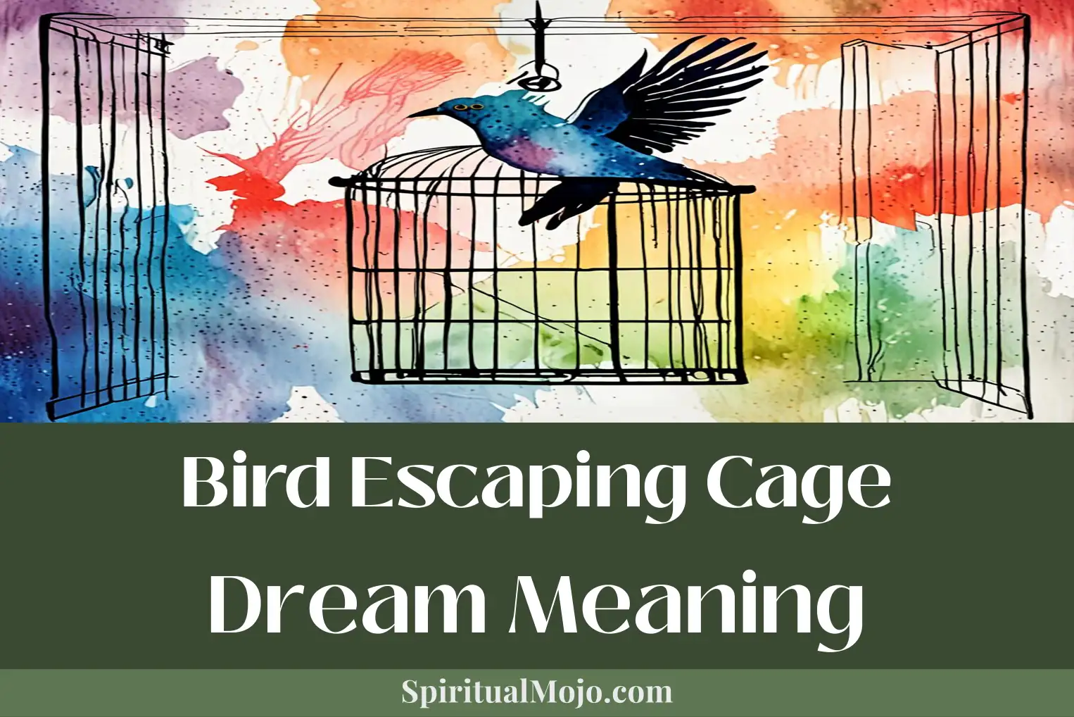 bird escaping cage dream meaning