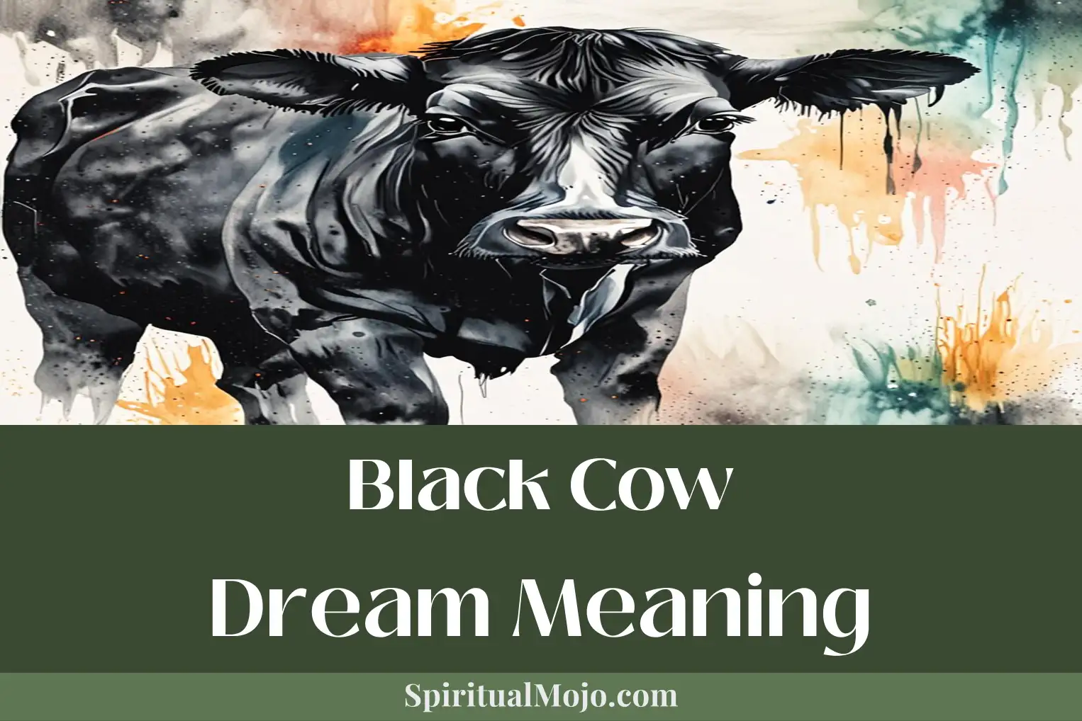 black cow dream meaning