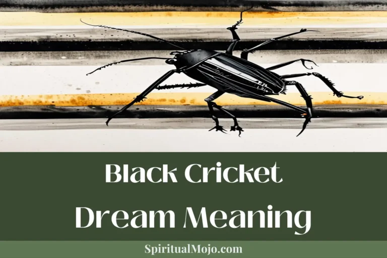 black cricket dream meaning