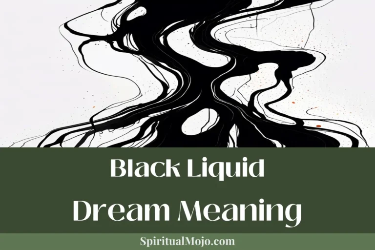 black liquid dream meaning