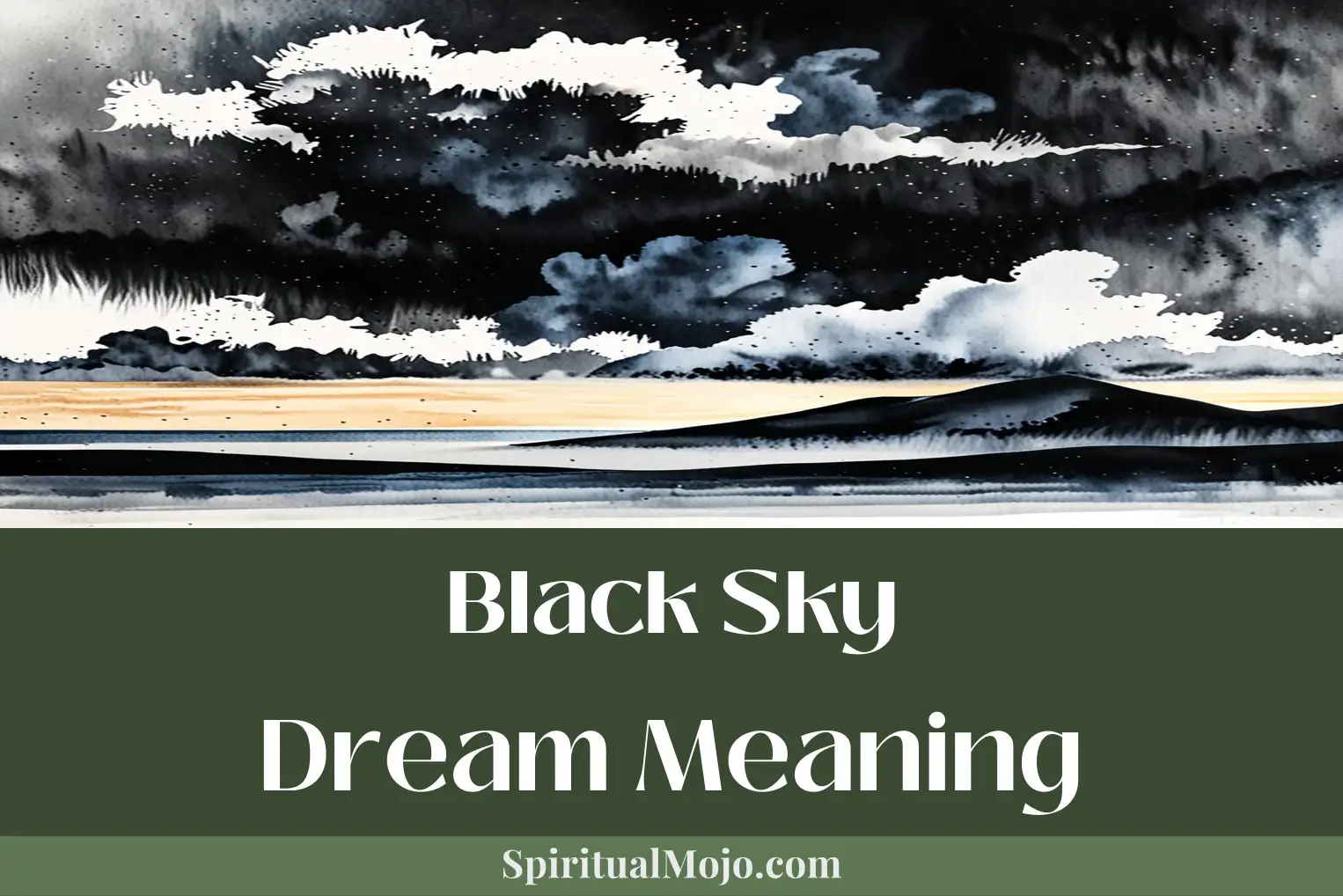 black sky dream meaning