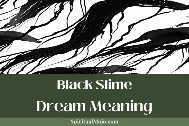 black slime dream meaning