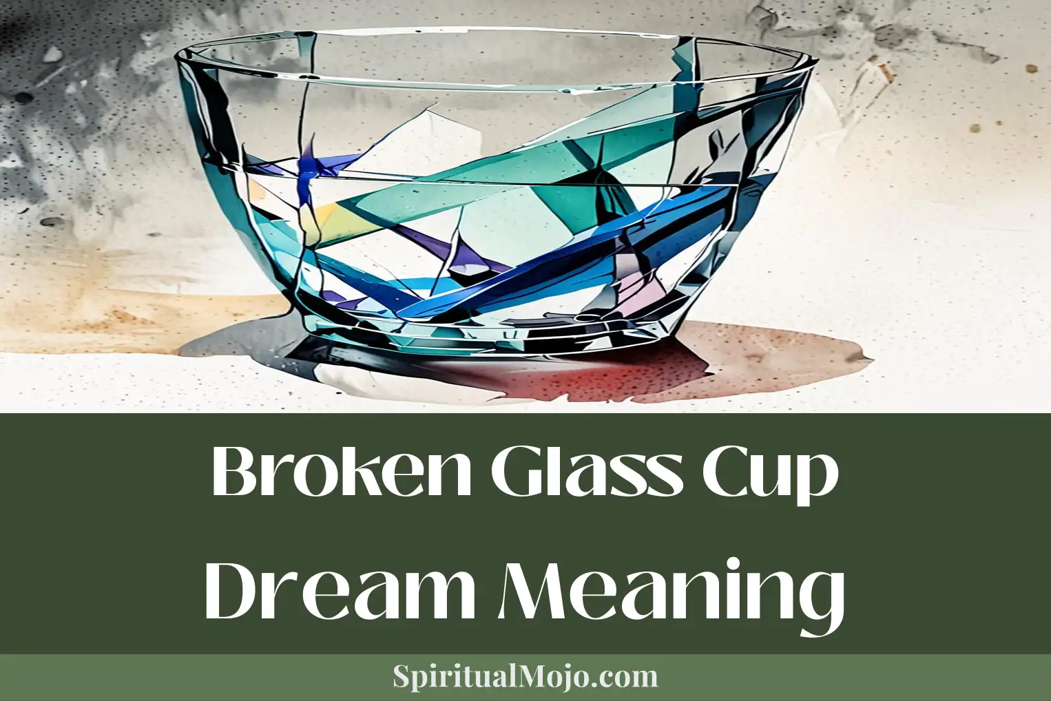 broken glass cup dream meaning