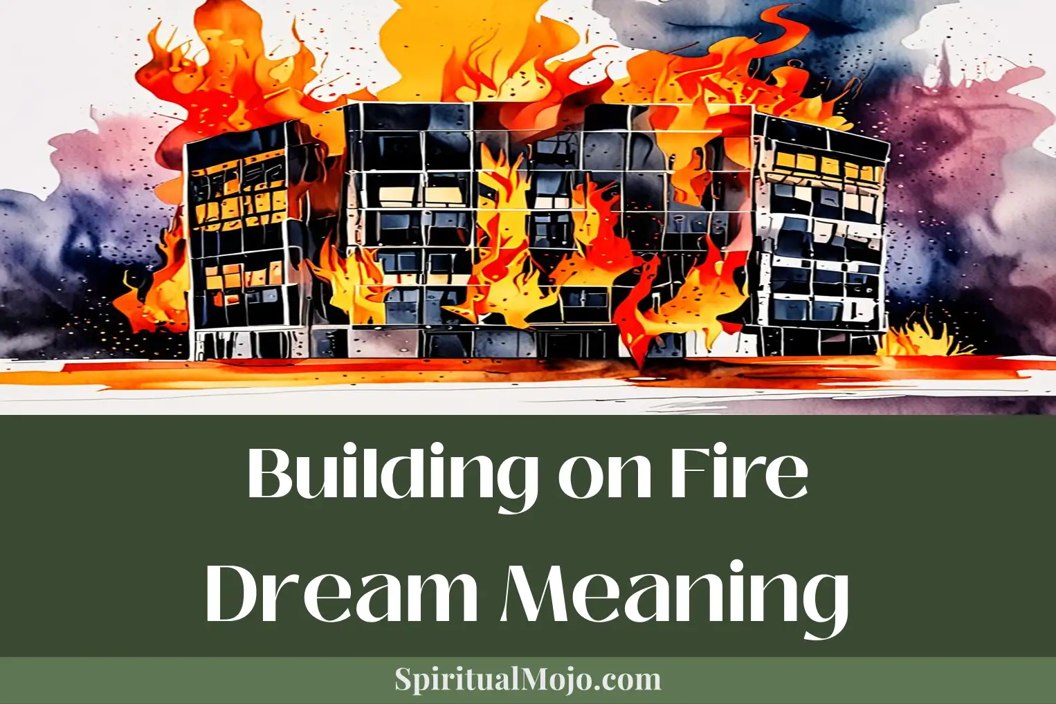 building on fire dream meaning