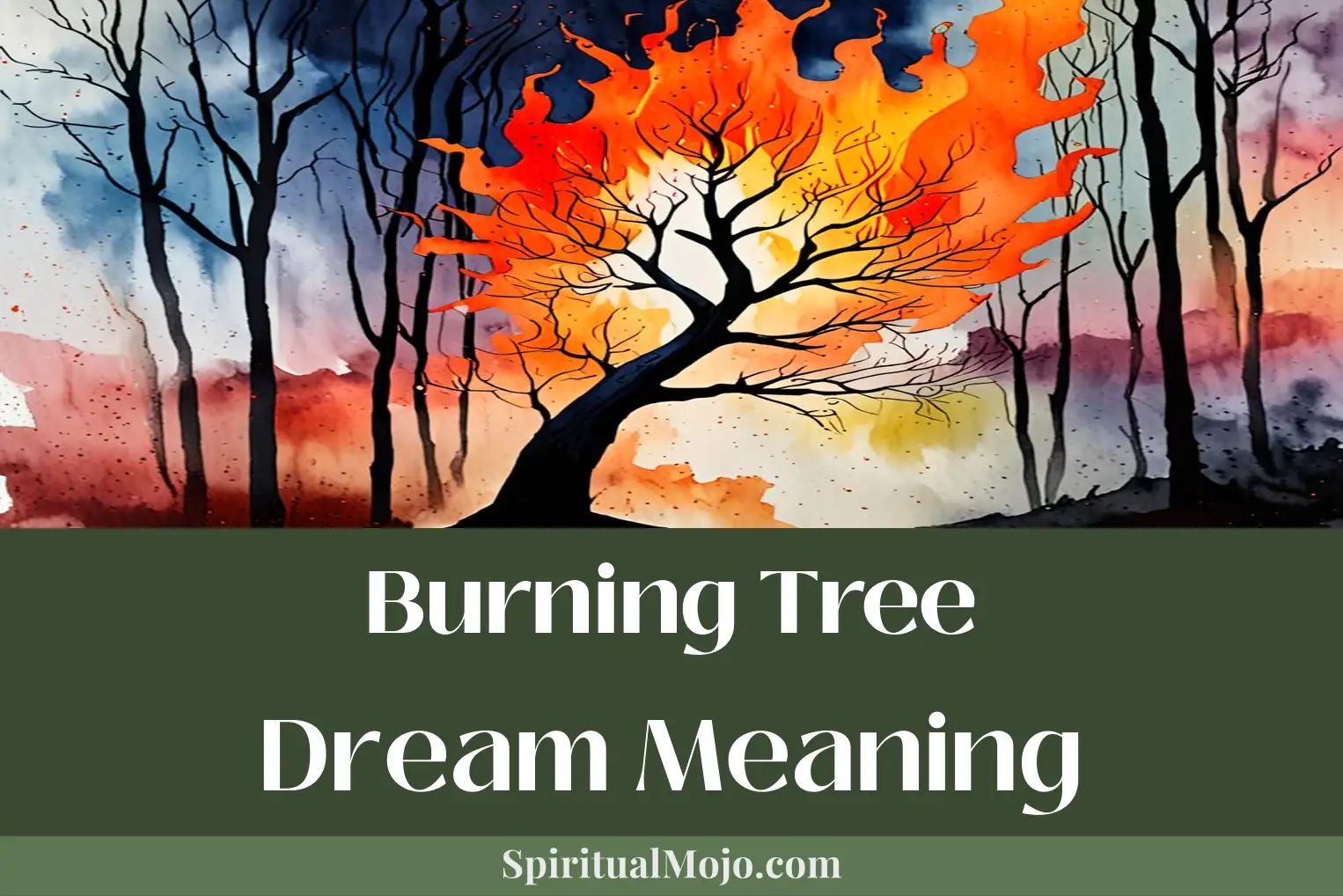burning tree dream meaning