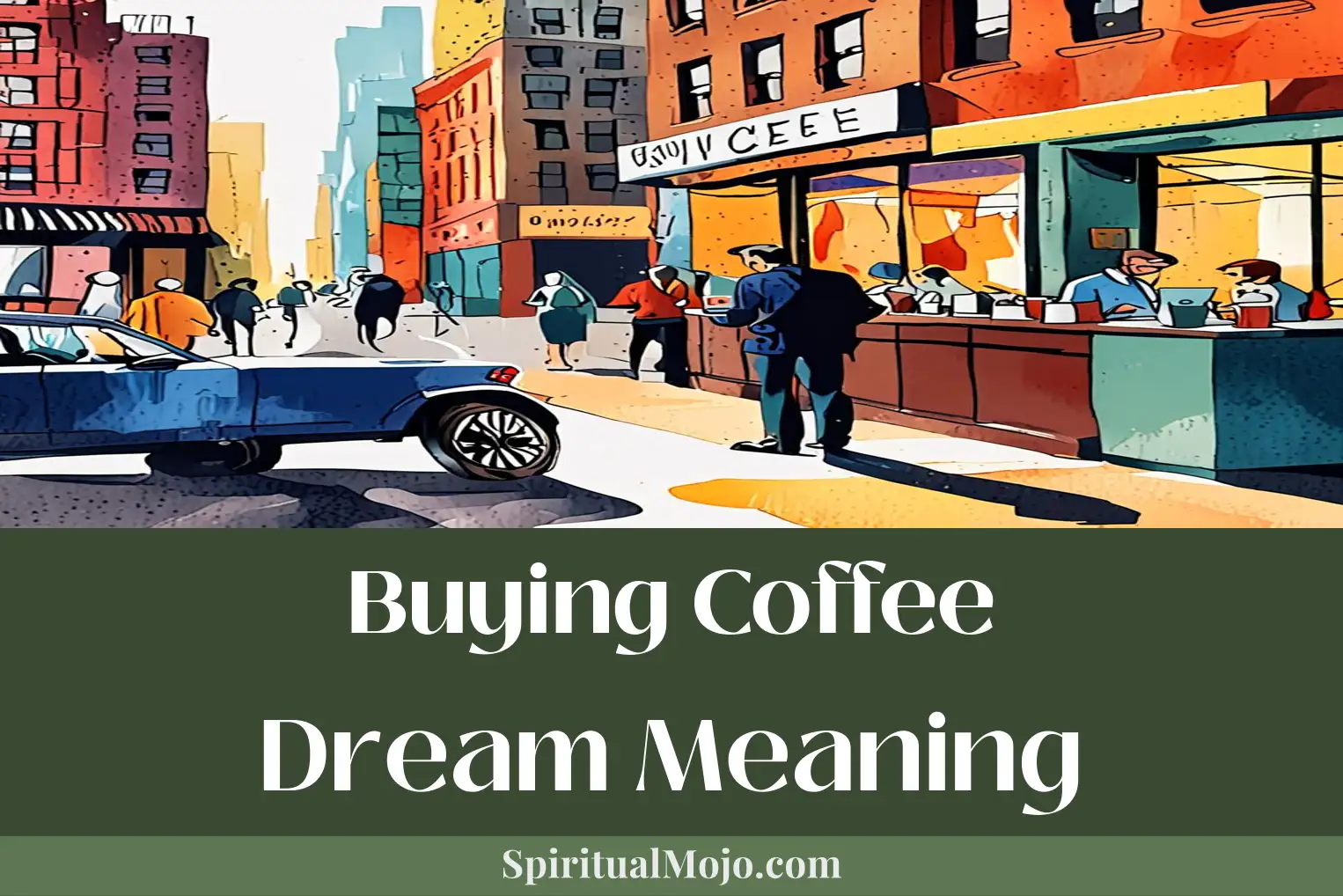 buying coffee dream meaning