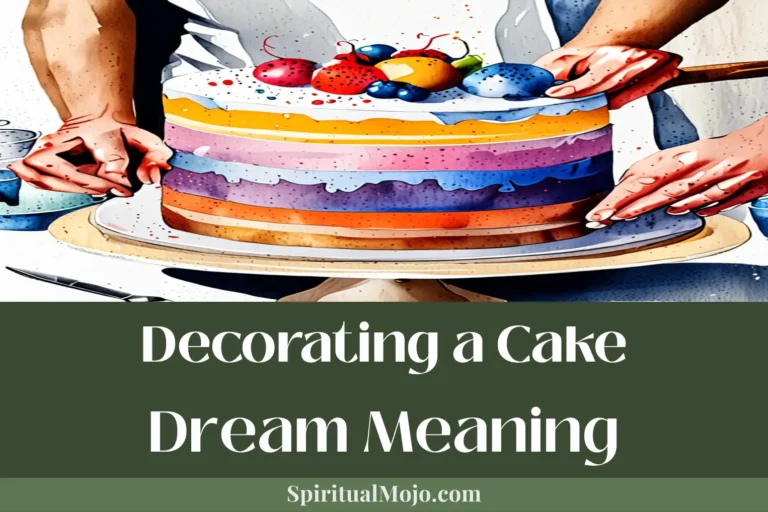 decorating a cake dream meaning