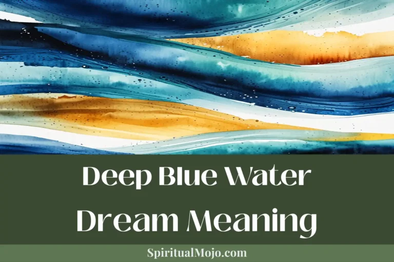 deep blue water dream meaning