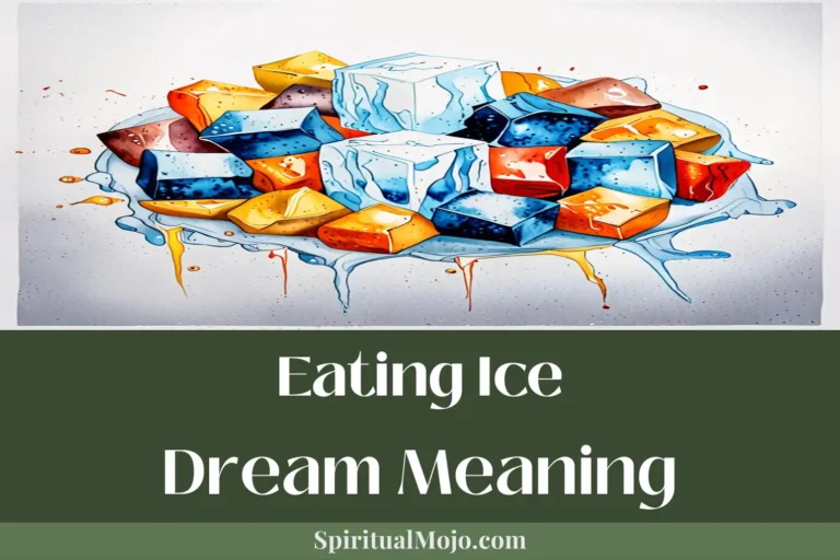 eating ice dream meaning