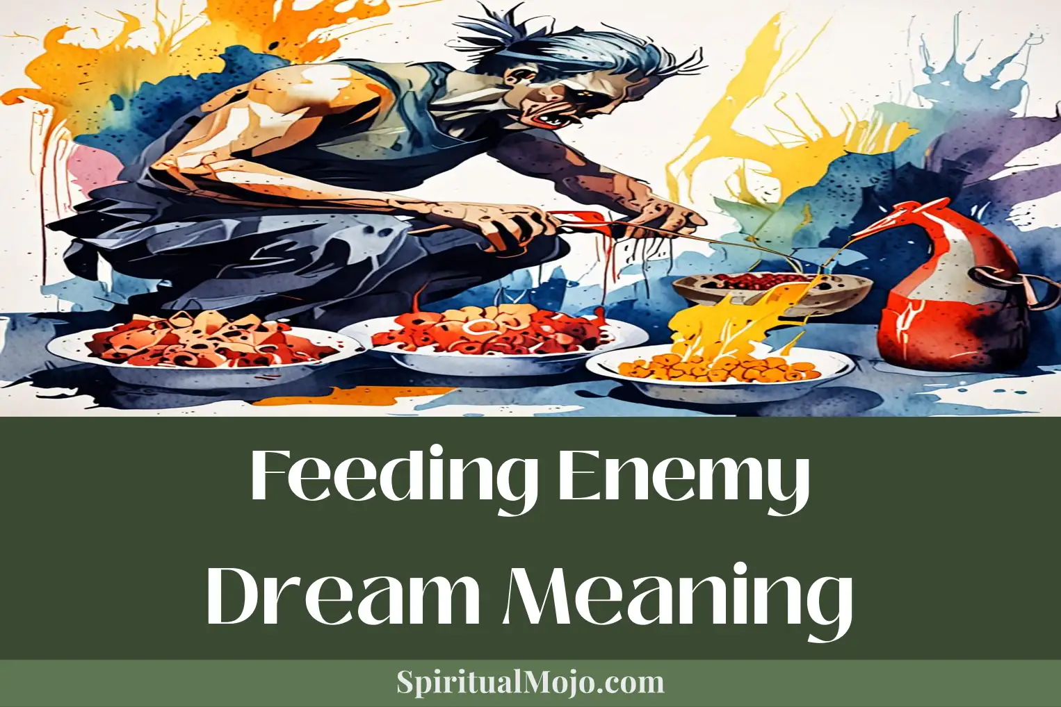 feeding enemy dream meaning