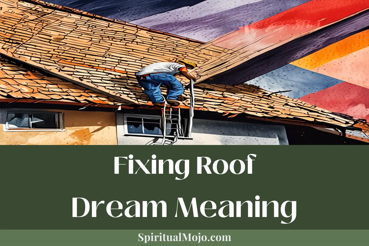 fixing roof dream meaning