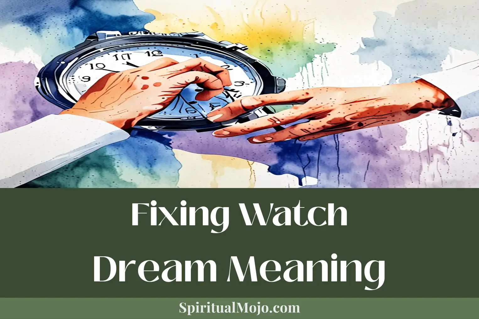 fixing watch dream meaning
