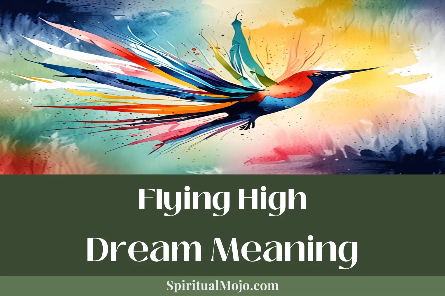 flying high dream meaning