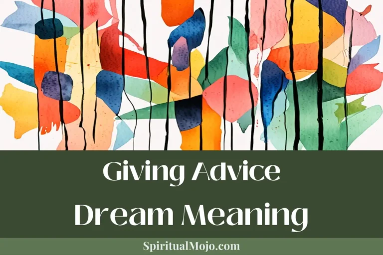 giving advice dream meaning