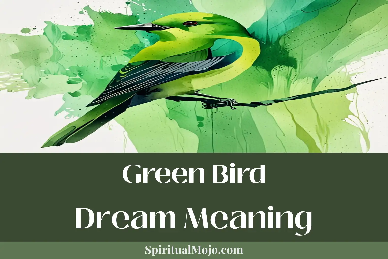 green bird dream meaning
