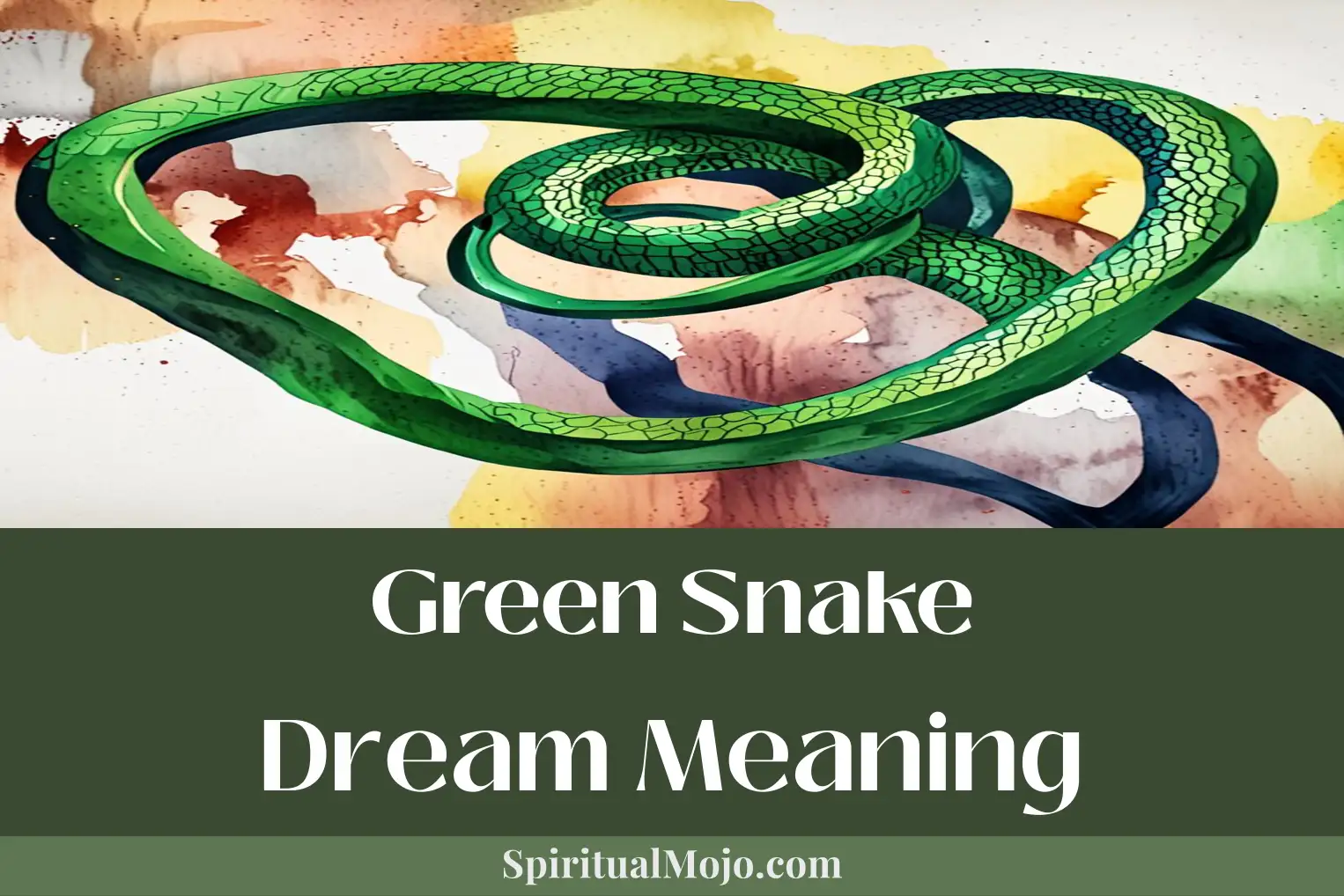 green snake dream meaning