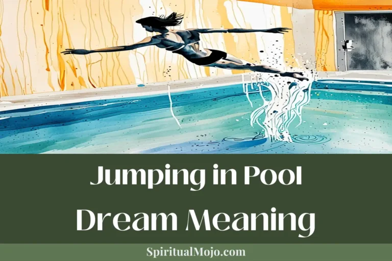 jumping in pool dream meaning