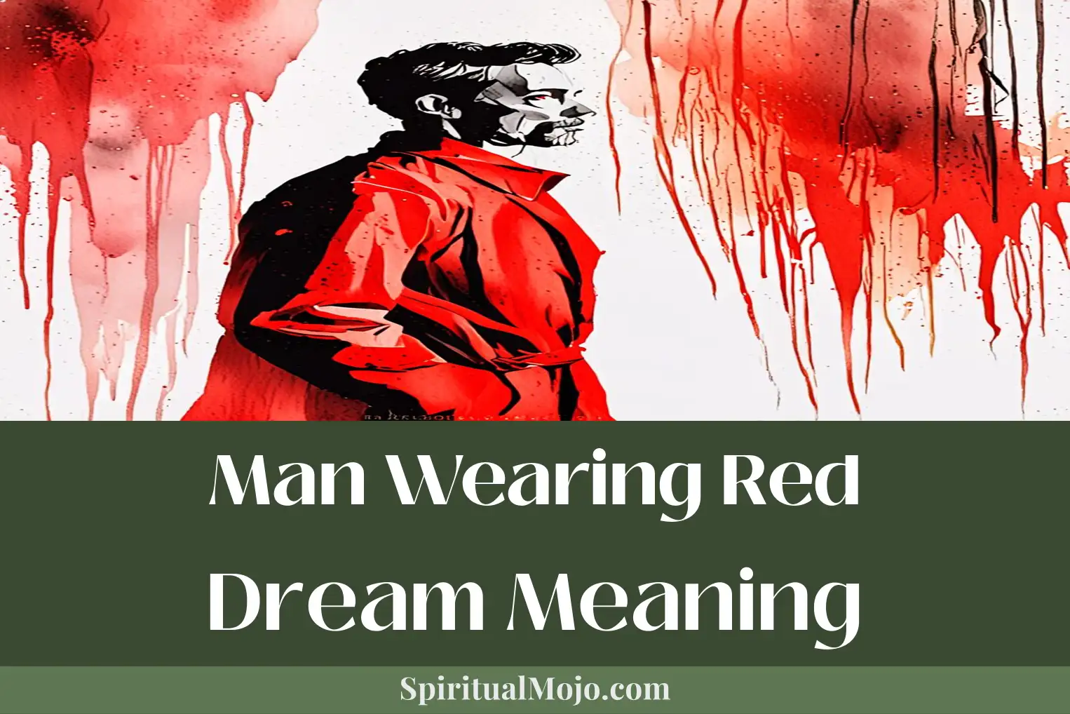 man wearing red dream meaning