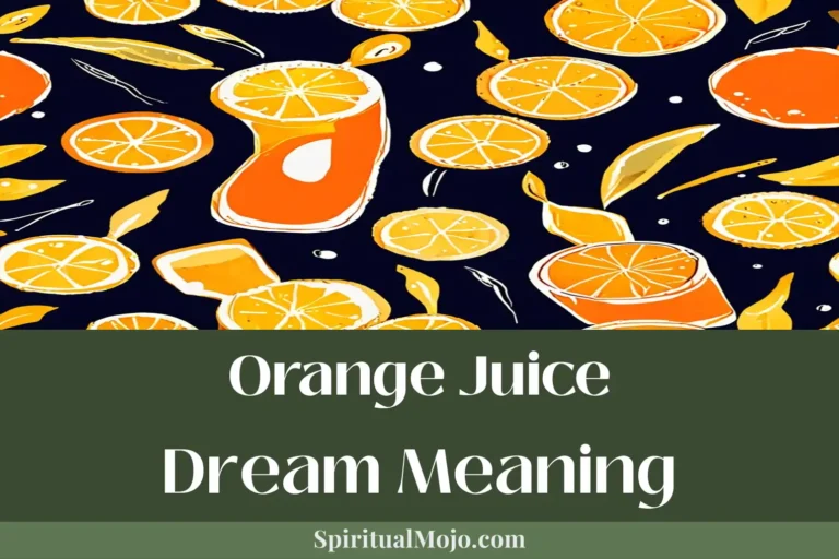 orange juice dream meaning