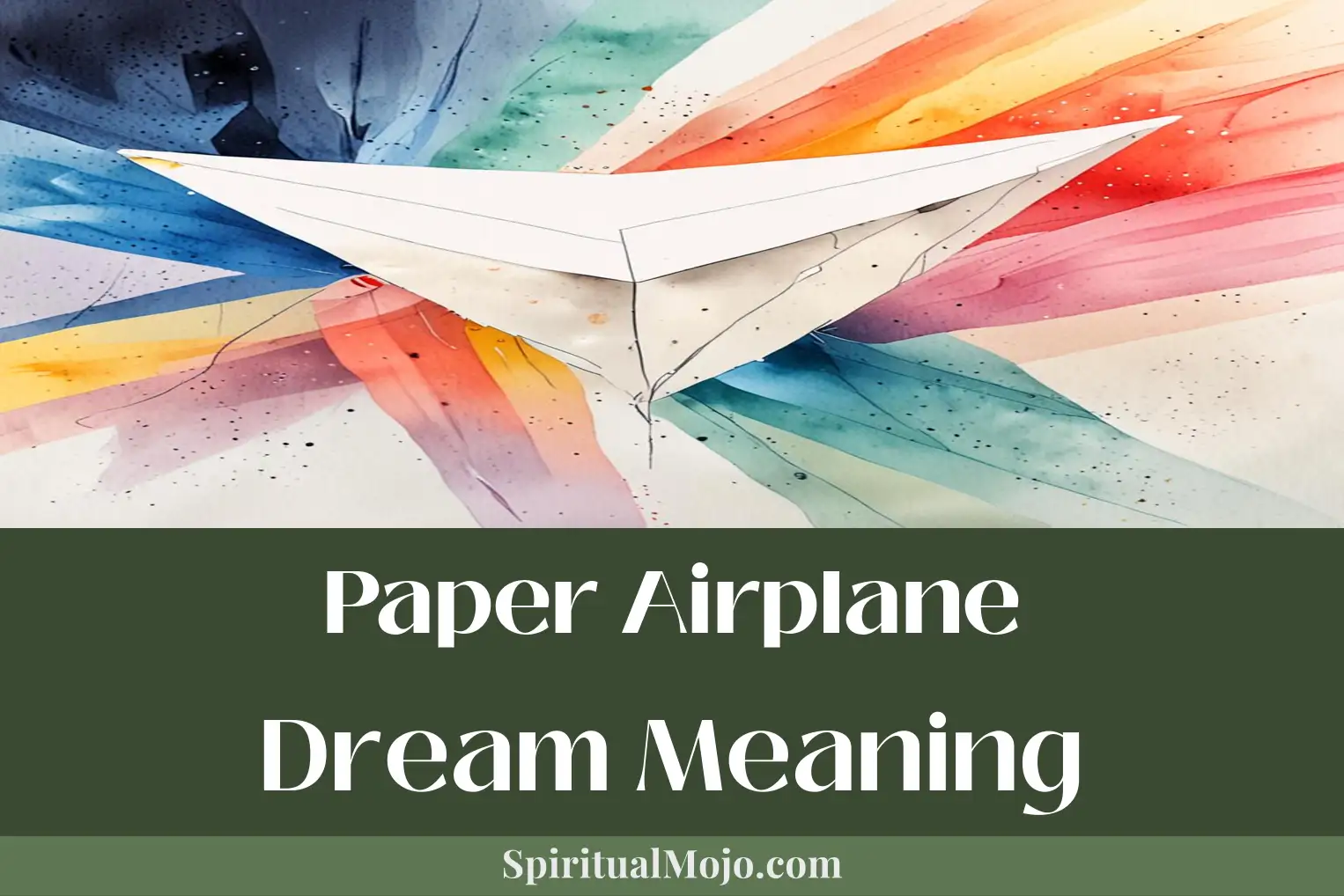 paper airplane dream meaning