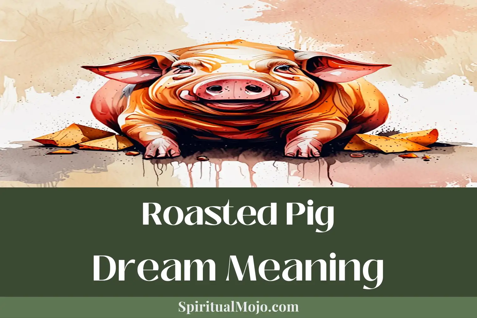 roasted pig dream meaning