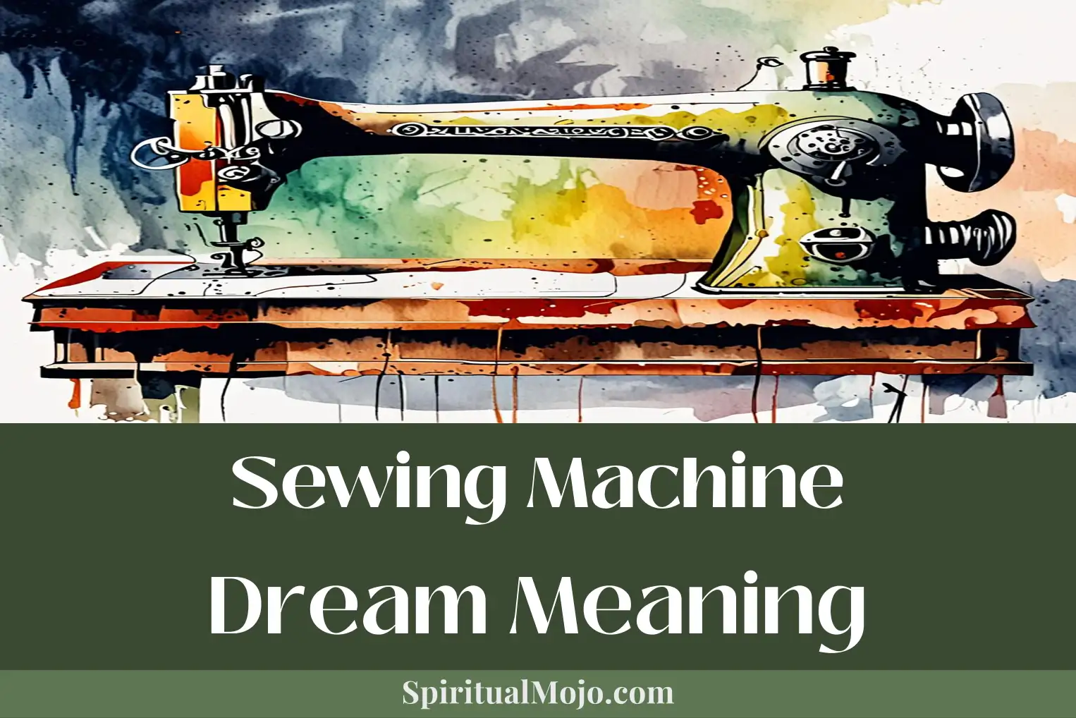 sewing machine dream meaning