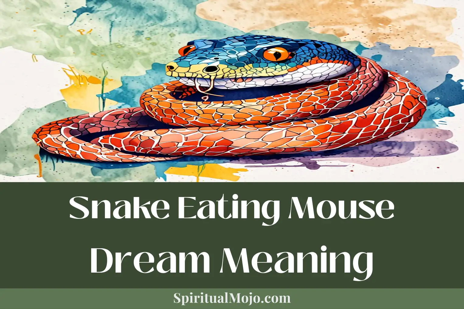 snake eating mouse dream meaning