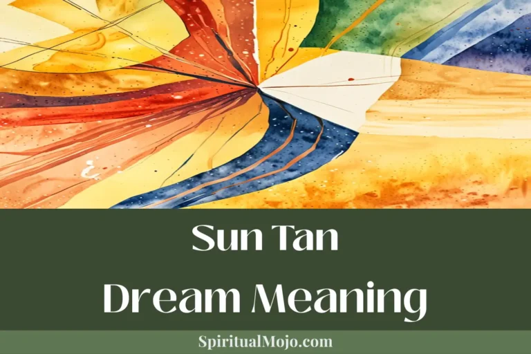 sun tan dream meaning
