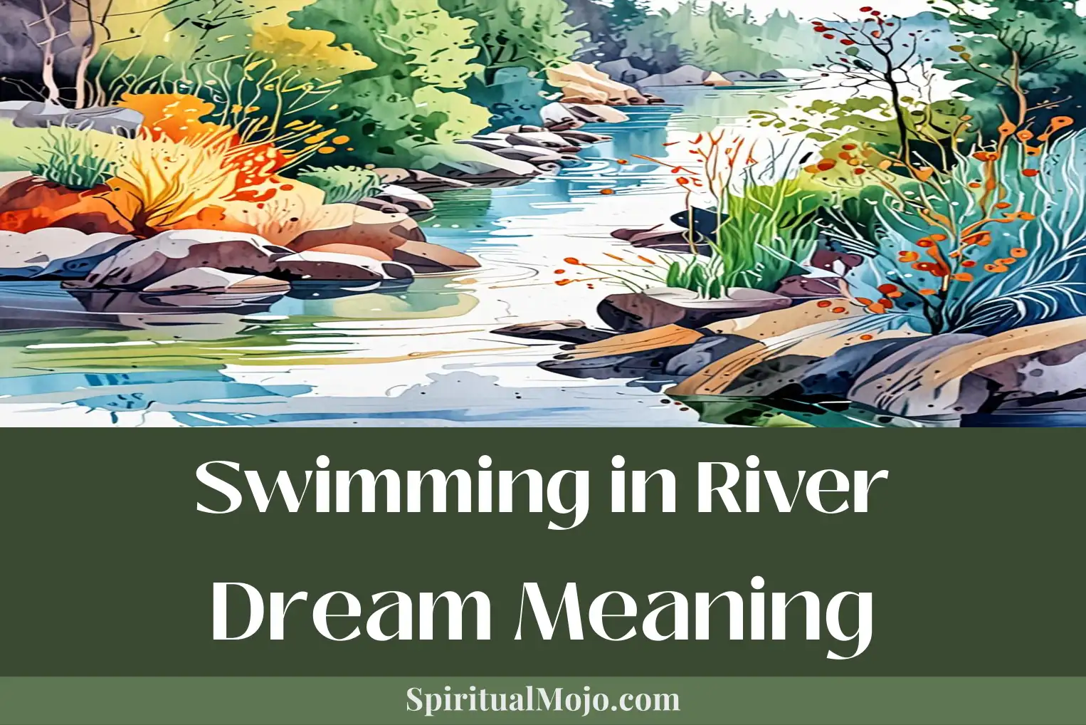 swimming in river dream meaning