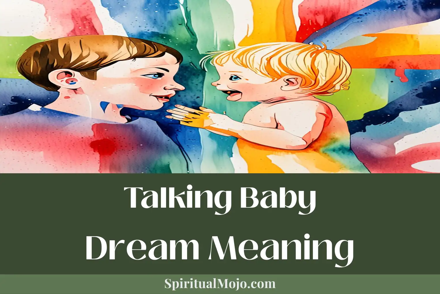 talking baby dream meaning