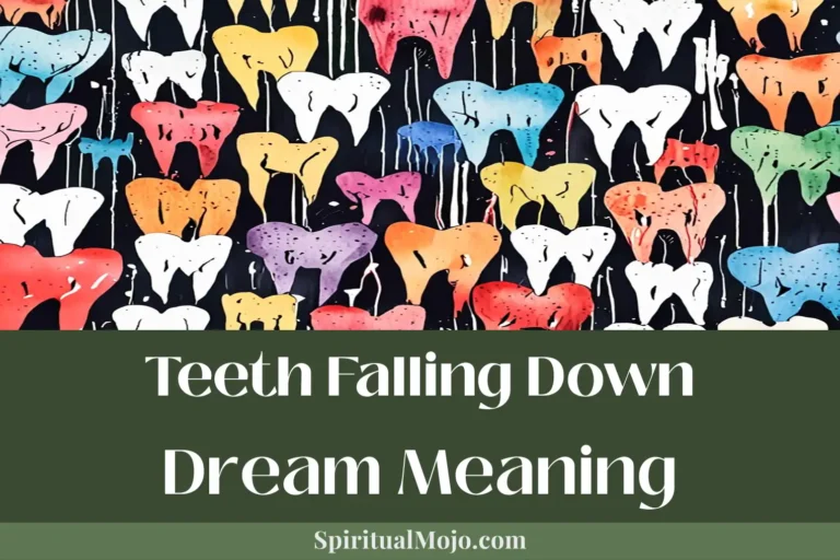 teeth falling down dream meaning