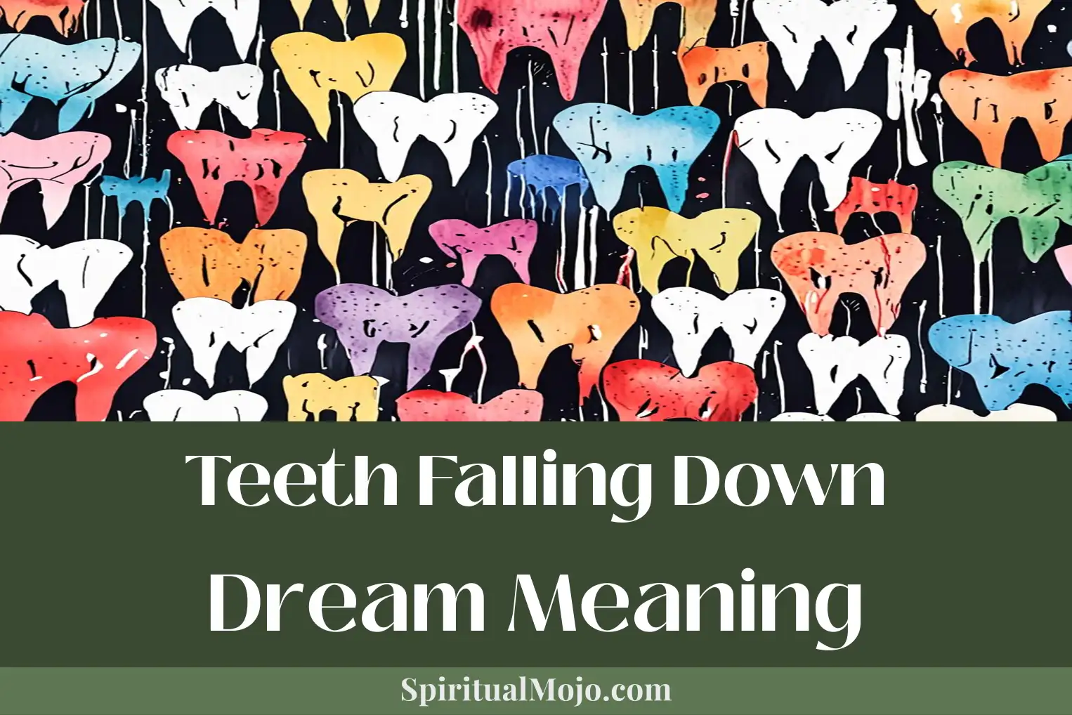 teeth falling down dream meaning