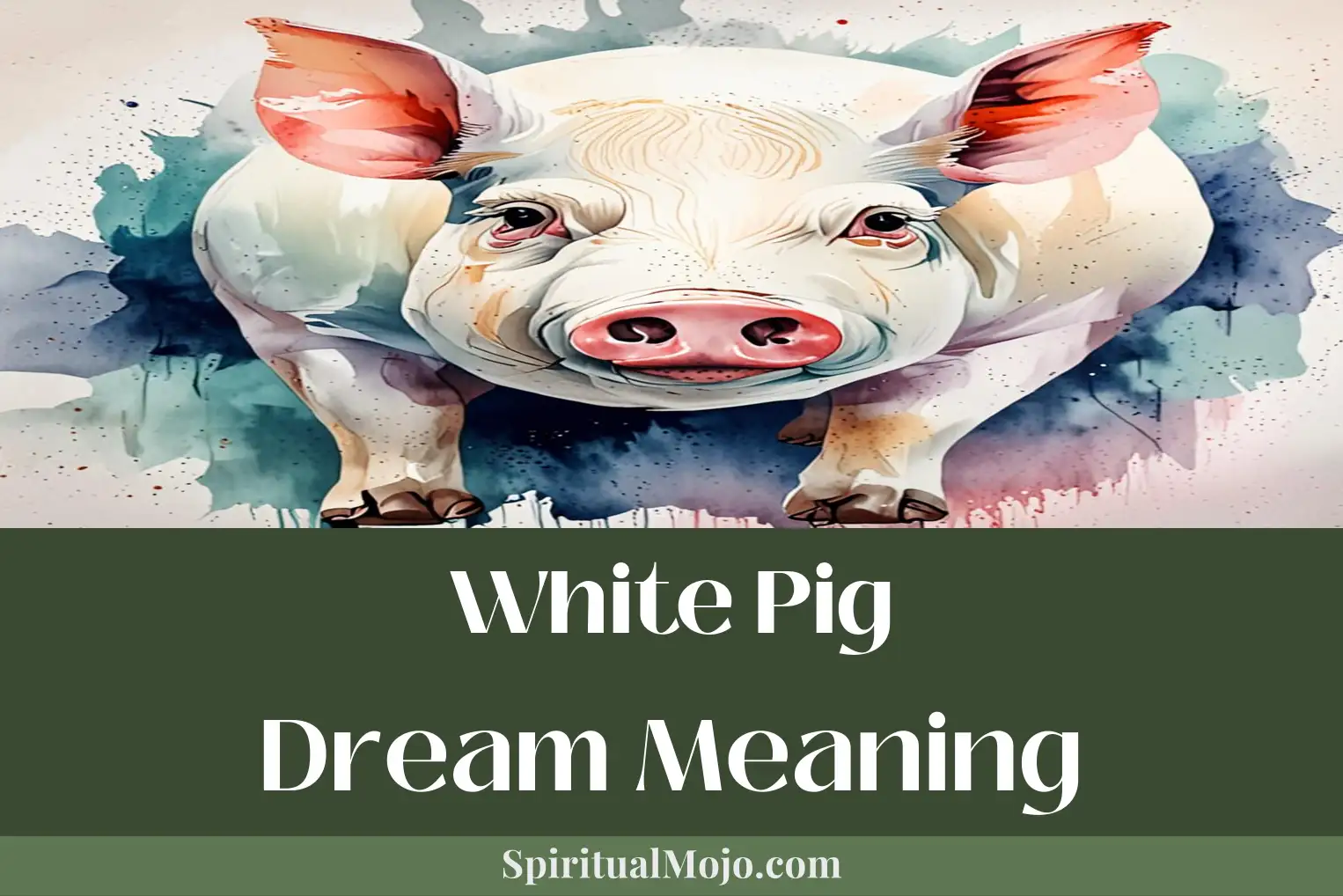 white pig dream meaning