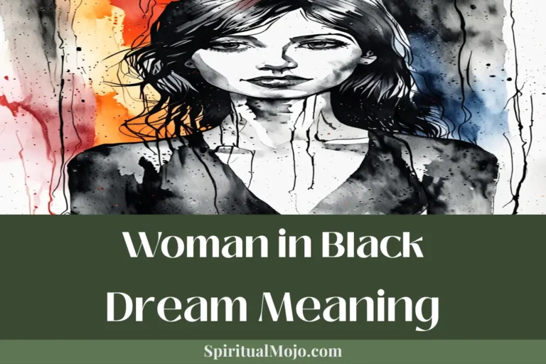 woman in black dream meaning