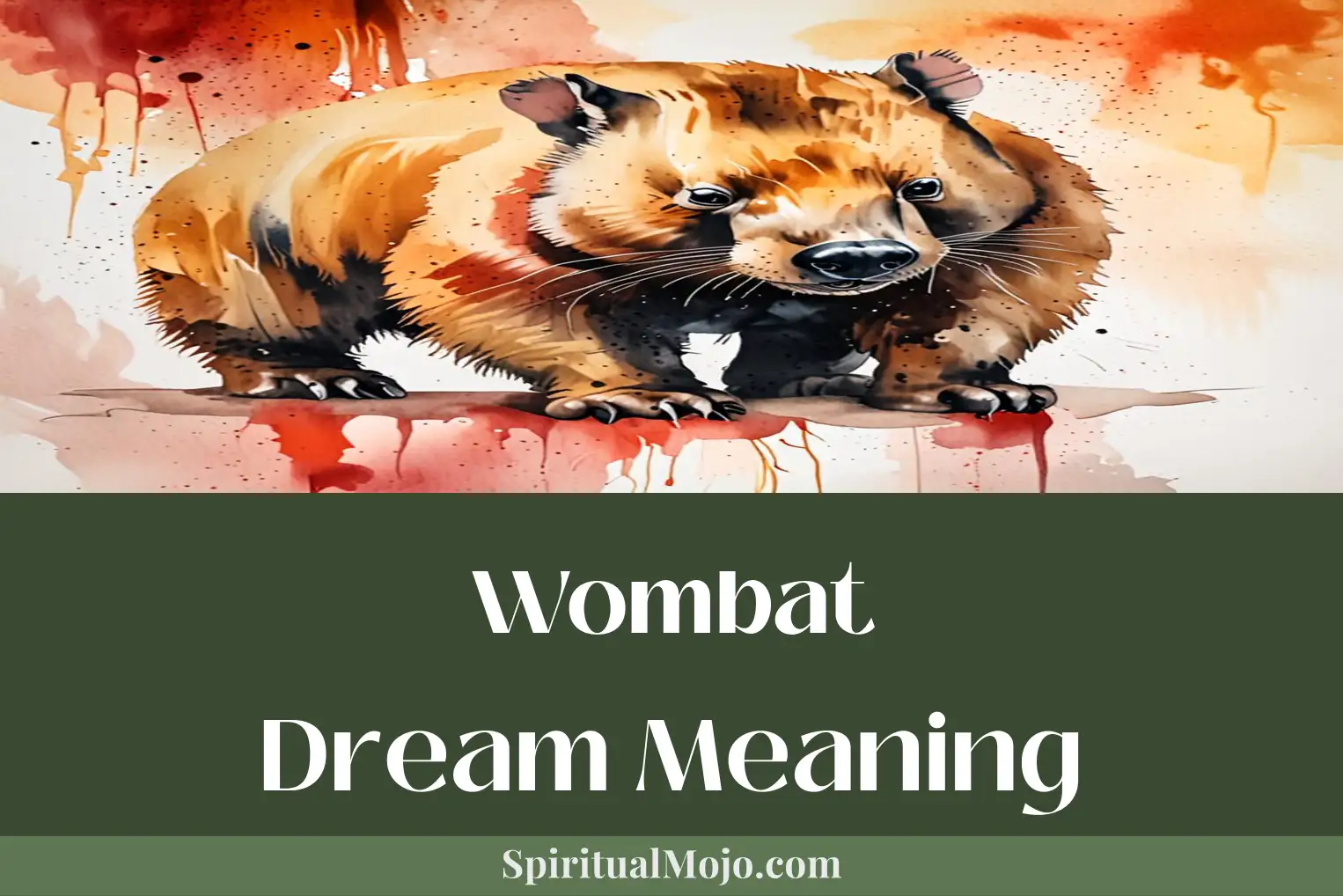 wombat dream meaning