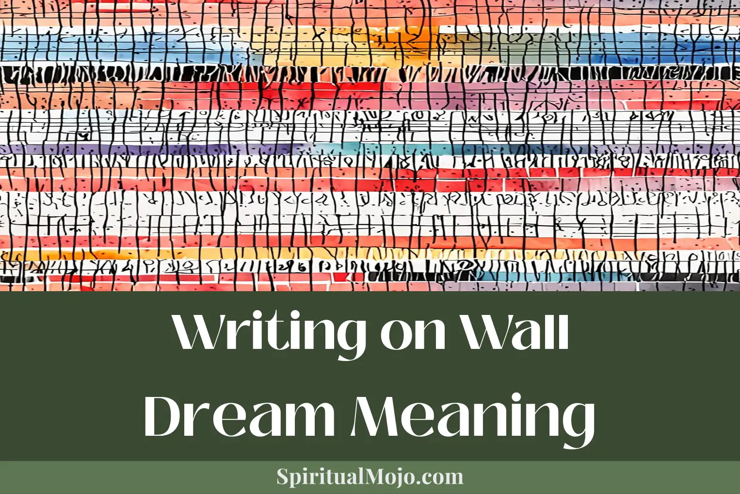 writing on wall dream meaning