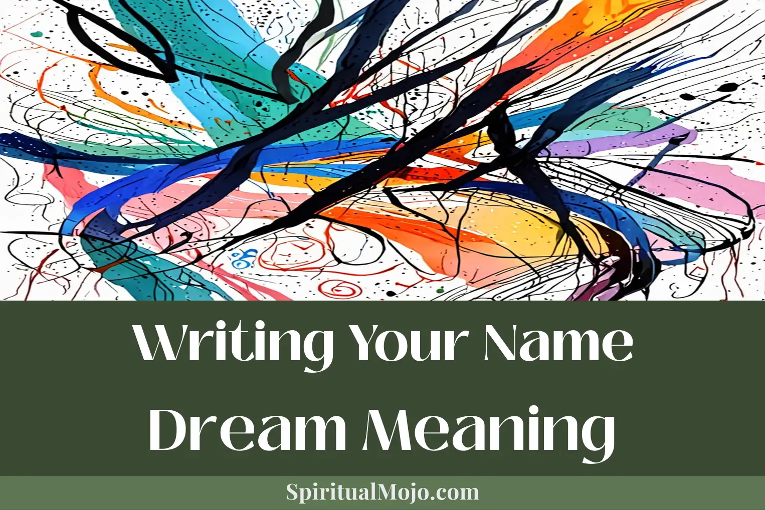 writing your name dream meaning