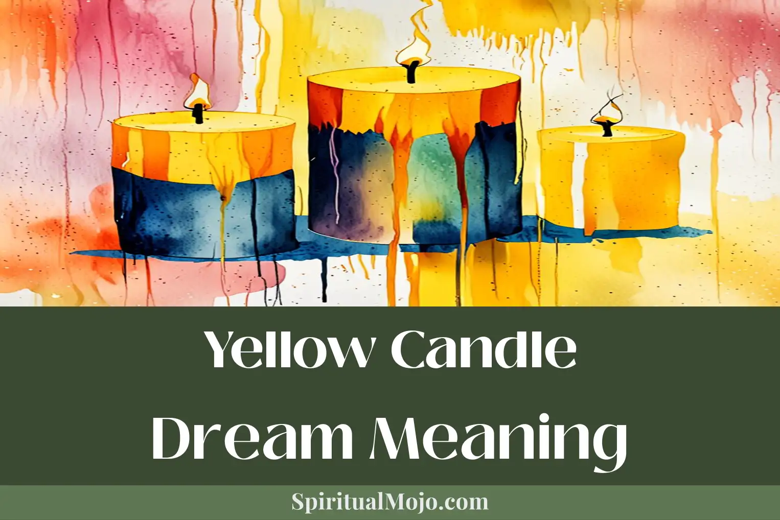 yellow candle dream meaning